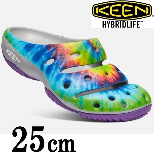 KEEN(キーン)の新品KEEN ヨギ アーツ 25cm DDye13 タイダイ キーン サンダル メンズの靴/シューズ(サンダル)の商品写真