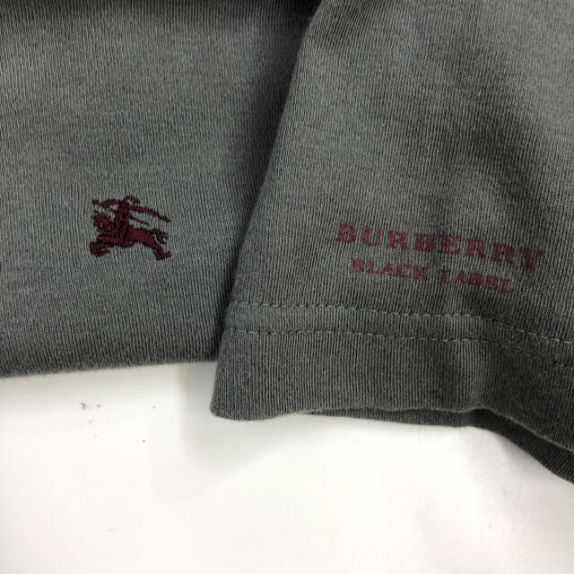 BURBERRY BLACK LABEL(バーバリーブラックレーベル)のBURBERRY BLACK LABEL チェックボタン カットソー(2/M) メンズのトップス(Tシャツ/カットソー(半袖/袖なし))の商品写真