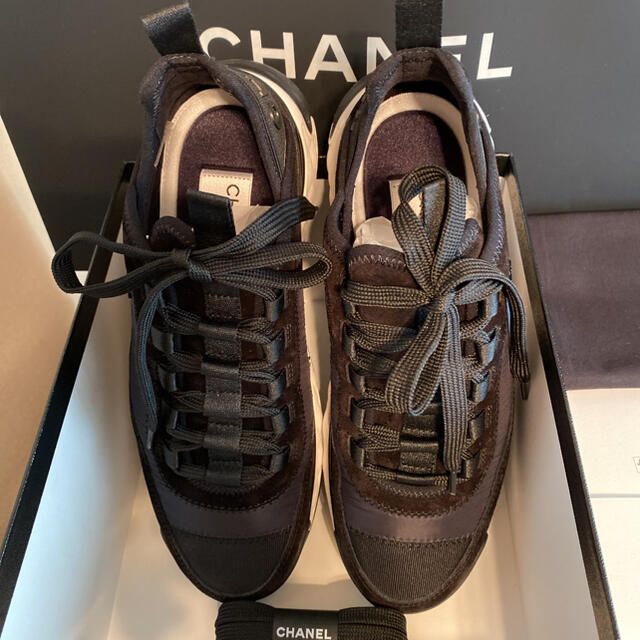 CHANEL★スウェードスニーカー★G35617★入出困難