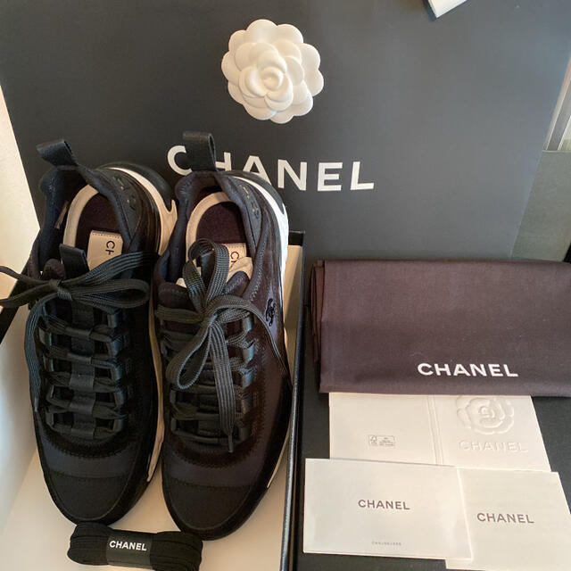 CHANEL★スウェードスニーカー★G35617★入出困難