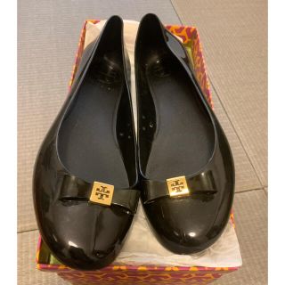 トリーバーチ(Tory Burch)のTory Burch トリバーチ　ラバーシューズ　黒(バレエシューズ)