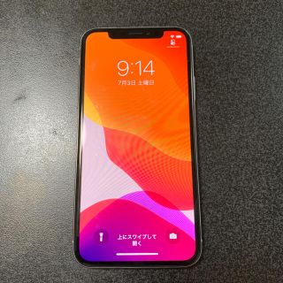 アップル(Apple)のiPhoneX 64GB SIMロック解除済み(スマートフォン本体)