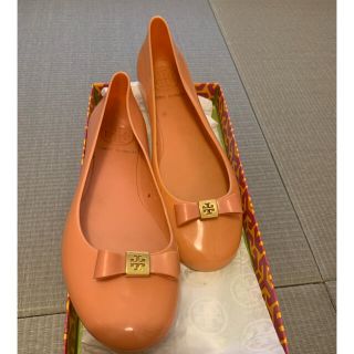 トリーバーチ(Tory Burch)のTory Burch トリバーチ　ラバーシューズ　ピンク(バレエシューズ)