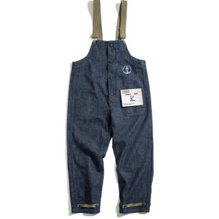 ディッキーズ(Dickies)のフランス海軍　オーバーオール　つなぎ　ミリタリー　XL(サロペット/オーバーオール)