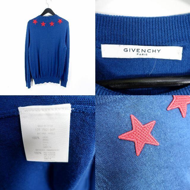GIVENCHY WOOL STAR PATCH SWEATER ジバンシィ 1