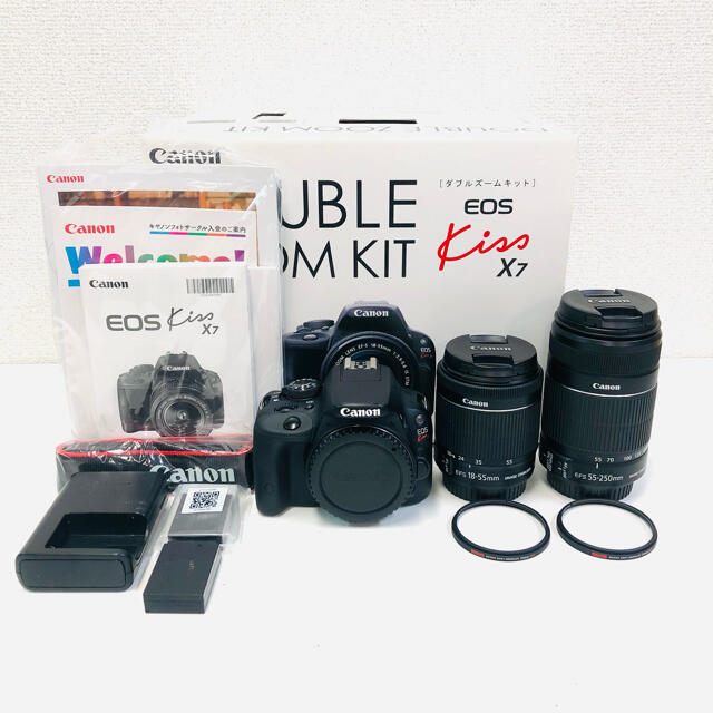 Canon EOS Kiss X7 ダブルズームキット ショット数2800回-