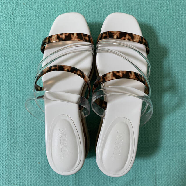 MURUA(ムルーア)の【新品・未使用】MURUAスクエアチューブサンダル レディースの靴/シューズ(サンダル)の商品写真