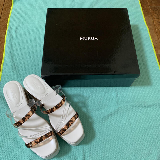 MURUA(ムルーア)の【新品・未使用】MURUAスクエアチューブサンダル レディースの靴/シューズ(サンダル)の商品写真