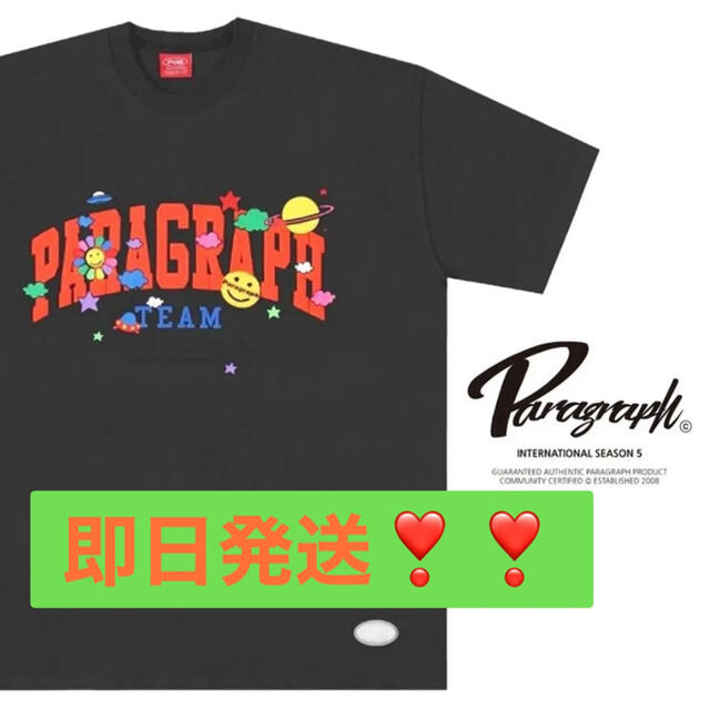 【確実正規品】paragraph❣️❣️smile happy tee☺️paragraph