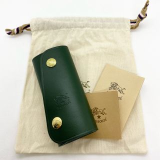 イルビゾンテ(IL BISONTE)の【新品未使用】イルビゾンテ キーケース VERDE グリーン LONG.ver(キーケース)