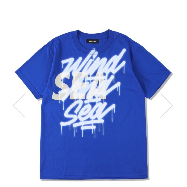 適当な価格 Tシャツ  ウィンダンシー - SEA  Lサイズ  青 Tシャツ/カットソー(半袖/袖なし)