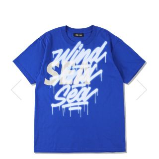 シー(SEA)のウィンダンシー  Tシャツ  青  Lサイズ(Tシャツ/カットソー(半袖/袖なし))