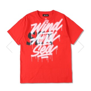 シー(SEA)のiroak様  ウィンダンシー  Tシャツ  赤  Lサイズ(Tシャツ/カットソー(半袖/袖なし))