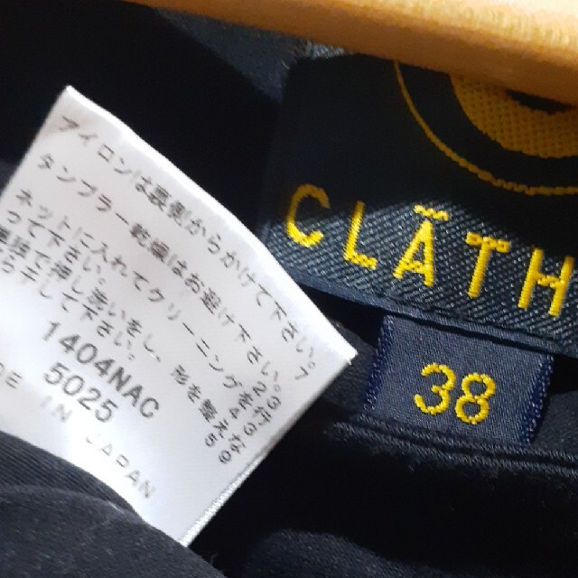 CLATHAS(クレイサス)のCLATHAS 38  黒Tシャツ レディースのトップス(Tシャツ(半袖/袖なし))の商品写真