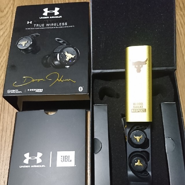 新品 アンダーアーマー ザ ロック ワイヤレスイヤホン UNDER ARMOUR