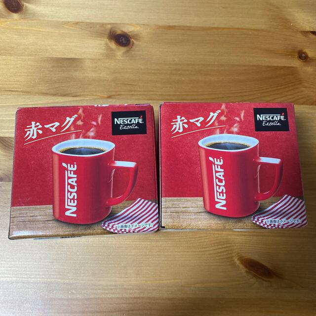 Nestle(ネスレ)のNescafé Excella 赤マグ 2個 キッズ/ベビー/マタニティの授乳/お食事用品(マグカップ)の商品写真