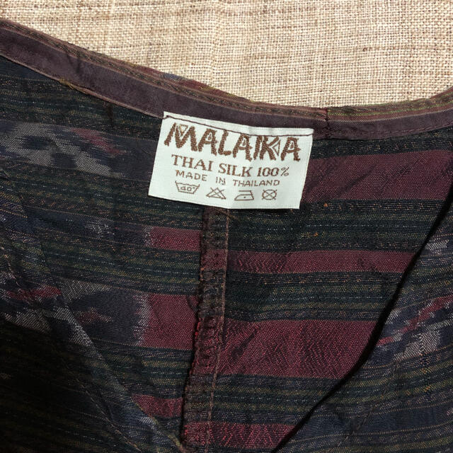 MALAIKA(マライカ)のMALAIKA タイシルクワンピース レディースのワンピース(ひざ丈ワンピース)の商品写真