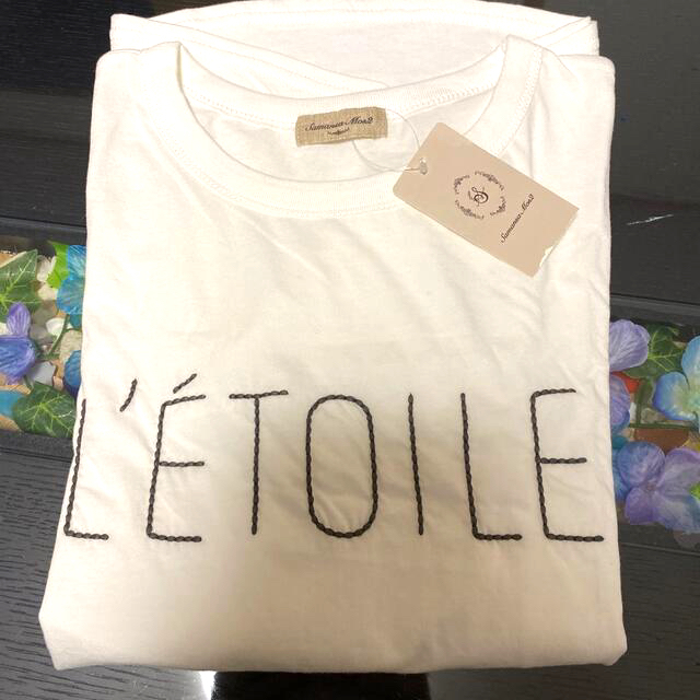 SM2(サマンサモスモス)の半袖　白Ｔシャツ レディースのトップス(Tシャツ(半袖/袖なし))の商品写真