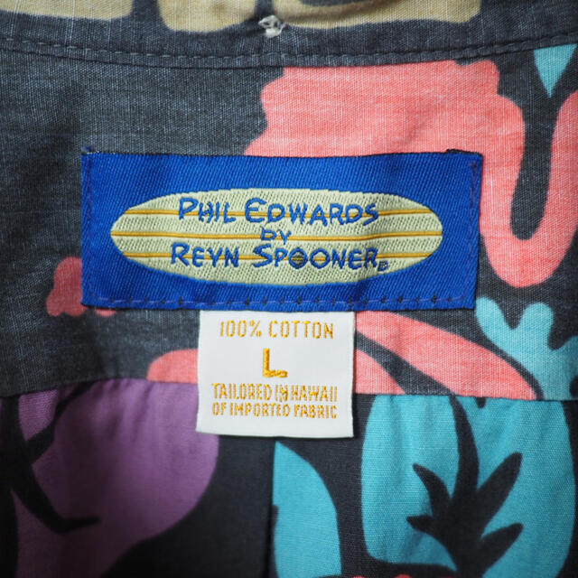 Reyn - PHIL EDWARDS by REYN SPOONER 90’s アロハシャツの通販 by 2casa0911's shop｜レインスプーナーならラクマ Spooner 安い超激得