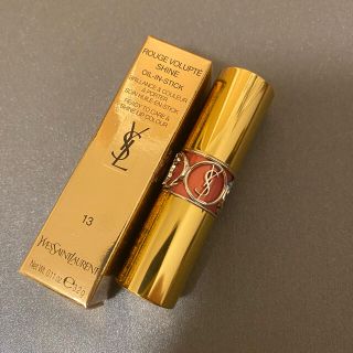 イヴサンローランボーテ(Yves Saint Laurent Beaute)のイヴ・サンローラン　ルージュヴォリュプテシャインNo.13 ピンクバビロン(口紅)