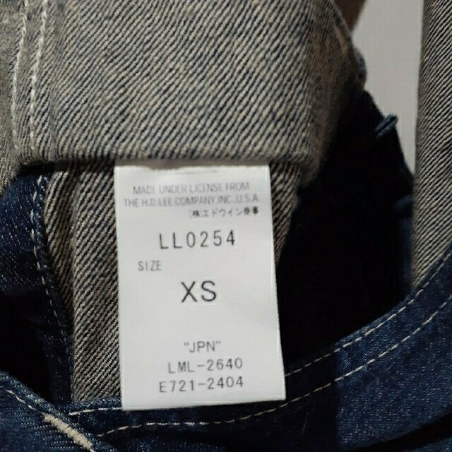 Lee(リー)のLeeオーバーオールHERITAGE　XS レディースのパンツ(サロペット/オーバーオール)の商品写真