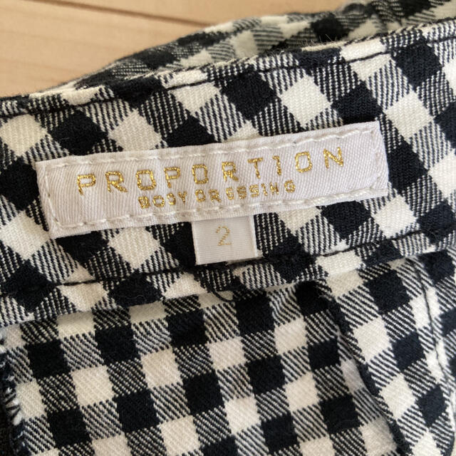 PROPORTION BODY DRESSING(プロポーションボディドレッシング)のギンガムチェック　タイトスカート レディースのスカート(ひざ丈スカート)の商品写真
