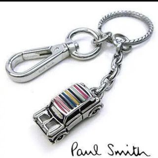 ポールスミス(Paul Smith)の新品未使用 ポールスミス ミニクーパー マルチストライプ キーホルダー(キーホルダー)