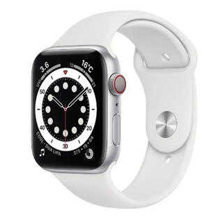 アップルウォッチ(Apple Watch)のApple Watch 6 40mm ホワイト(腕時計)