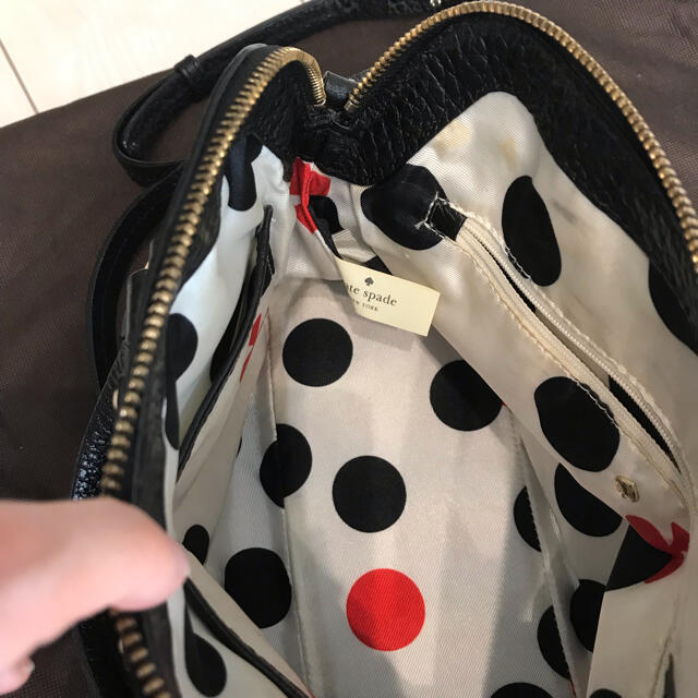 kate spade new york(ケイトスペードニューヨーク)のKate spade ショルダーハンドバッグ　黒 レディースのバッグ(ショルダーバッグ)の商品写真