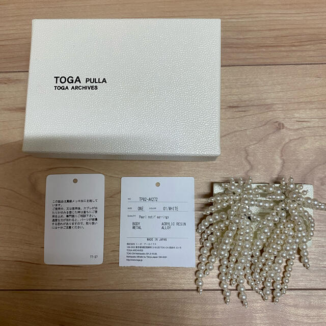 TOGA PULLA パールモチーフイヤリング TP82-AK272 通販銀座 - sayehboom.ir