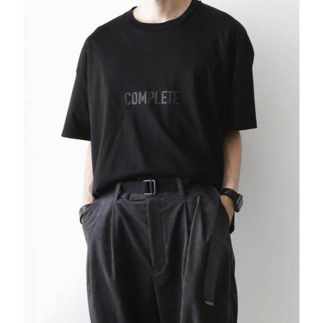 stein PRINT TEE COMPLETE INCOMPLETE BLK