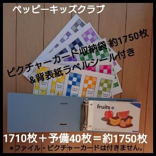 ペッピーキッズ　カード収納袋　ピクチャーカード　ペッピーキッズクラブ　リフィル