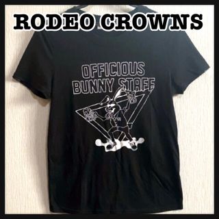 ロデオクラウンズ(RODEO CROWNS)のRODEO CROWNS ロデオクラウンズ 黒 パックプリント Tシャツ (Tシャツ(半袖/袖なし))