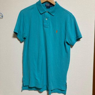 ポロラルフローレン(POLO RALPH LAUREN)のポロラルフローレン ポロシャツ　古着　アクアブルー(ポロシャツ)