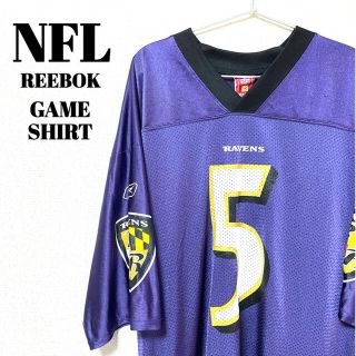 リーボック(Reebok)の90’s  Reebok ｜リーボック　フットボールシャツ　NFL　Lサイズ(Tシャツ/カットソー(半袖/袖なし))