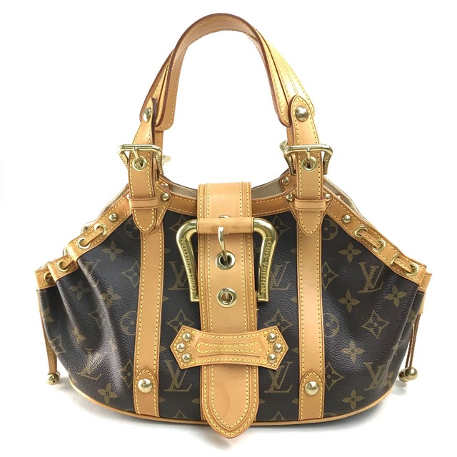 ハンドバッグルイヴィトン LOUIS VUITTON テダGM M92393 モノグラム ハンドバッグ モノグラムキャンバス ブラウン