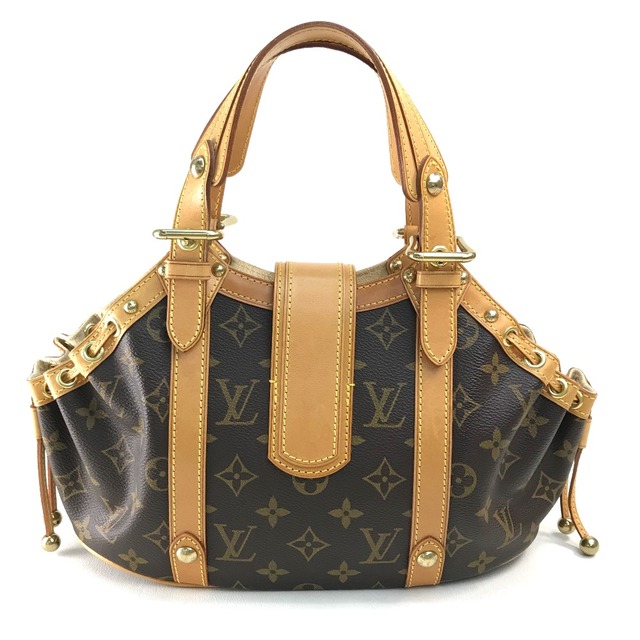 ルイヴィトン LOUIS VUITTON テダGM M92393 モノグラム ハンドバッグ モノグラムキャンバス ブラウン