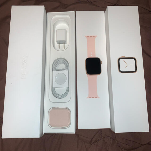 美品♪Apple Watch series4 Gold GPS 44mmメンズ