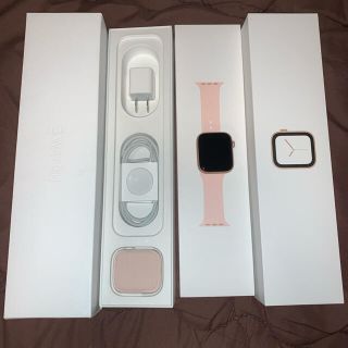 アップルウォッチ(Apple Watch)の美品♪Apple Watch series4 Gold GPS 44mm(腕時計(デジタル))