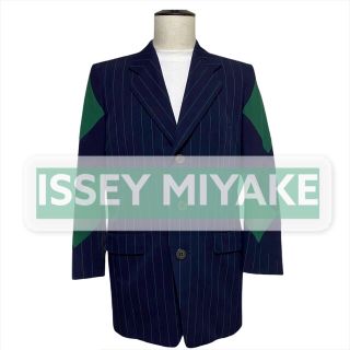 イッセイミヤケ(ISSEY MIYAKE)の【ISSEY MIYAKE】ジャケット ストライプ アーガイル archive(テーラードジャケット)