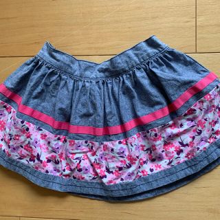 ジンボリー(GYMBOREE)のジンボリー　GYMBOREE スカート　花柄　ピンク　ブルー　90-100cm(スカート)