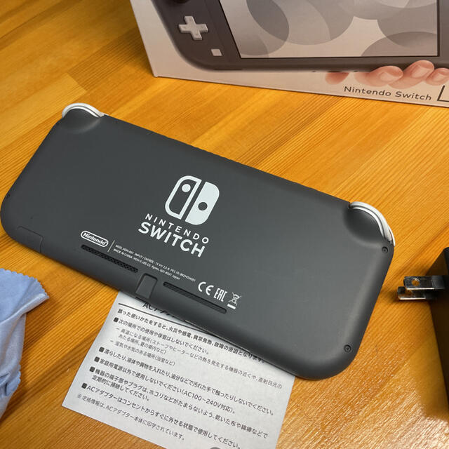 Nintendo Switch LITE グレー　カバー付き