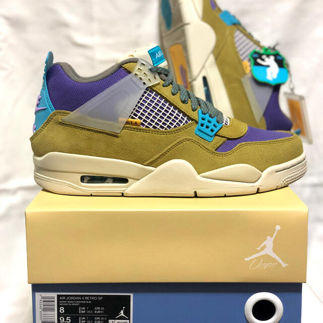 NIKE(ナイキ)のYORDAN様専用【26.0㎝】UNION AIR JORDAN 4  メンズの靴/シューズ(スニーカー)の商品写真