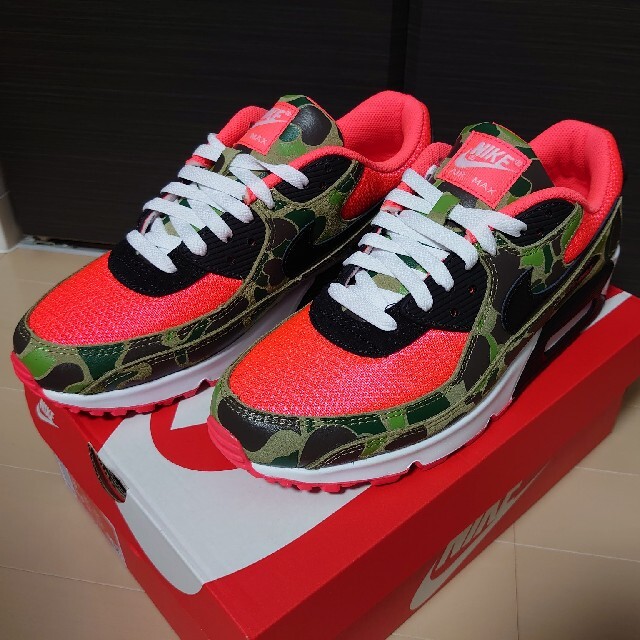 atmos(アトモス)の28【超美品】atmos × Nike Air Max 90 Duck Camo メンズの靴/シューズ(スニーカー)の商品写真