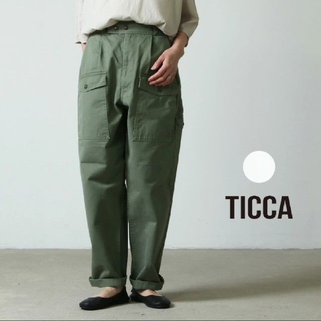 ticca カーゴワイドパンツ