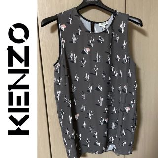 ケンゾー(KENZO)のKENZO トップス　カットソー  ブラウス　ノースリーブ(タンクトップ)