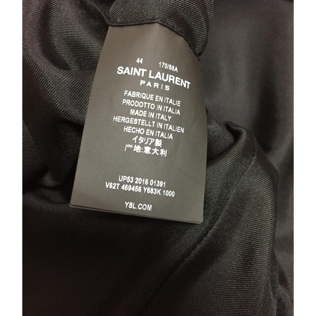 サイズ44SAINT LAURENT PARIS 2Bジャケット