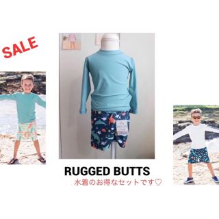 RUGGED BUTTS  ラッシュガード+スイム　パンツ　12カ月〜24カ月(水着)