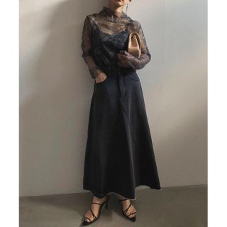 アメリヴィンテージ(Ameri VINTAGE)のAMERI vintage★ BENNETT SHEER TOP(シャツ/ブラウス(長袖/七分))