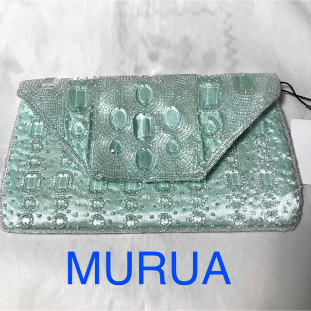 MURUA(ムルーア)のMURUA  ビーズ　クラッチバッグ　未使用 レディースのバッグ(クラッチバッグ)の商品写真